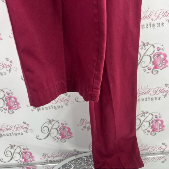 Specialty collection Burgundy Pants vintage flare leg - Picture 4 of 6
